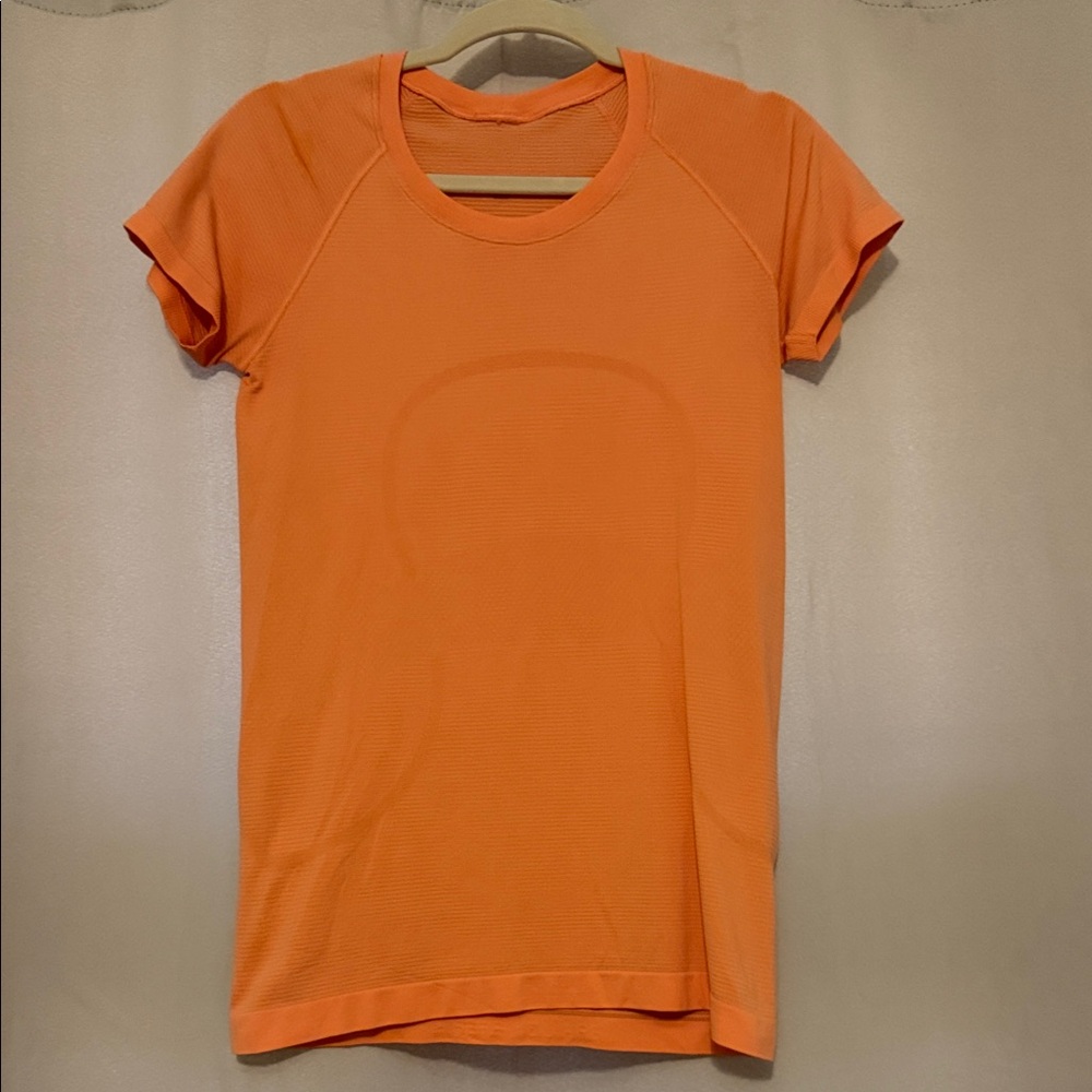 lululemon athletica Vibrant Orange Swiftly Tech Hip Length